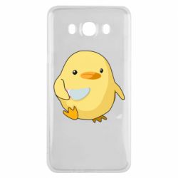 Чехол для Samsung J7 2016 Цыпленок с ножом мем