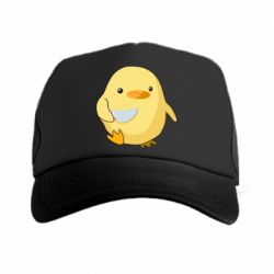 Кепка-тракер Цыпленок с ножом мем - PrintSalon