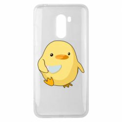 Чехол для Xiaomi Pocophone F1 Цыпленок с ножом мем - PrintSalon