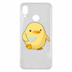 Чехол для Huawei P Smart Plus 2018 Цыпленок с ножом мем - PrintSalon
