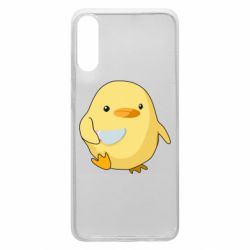 Чехол для Samsung A70 Цыпленок с ножом мем - PrintSalon