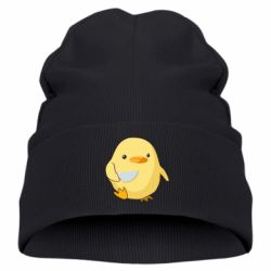 Детская шапка Цыпленок с ножом мем - PrintSalon