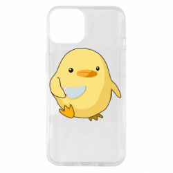 Чехол для iPhone 14 Цыпленок с ножом мем