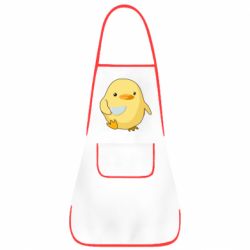 Фартук Цыпленок с ножом мем - PrintSalon