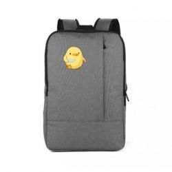 Рюкзак для ноутбука Цыпленок с ножом мем - PrintSalon