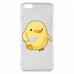 Чехол для iPhone 6 Plus/6S Plus Цыпленок с ножом мем - PrintSalon