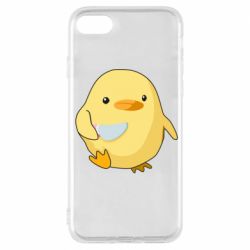 Чехол для iPhone 7 Цыпленок с ножом мем - PrintSalon