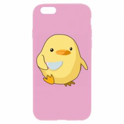 Чехол для iPhone 6/6S Цыпленок с ножом мем - PrintSalon