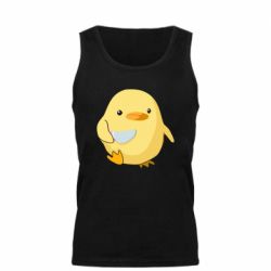 Мужская майка Цыпленок с ножом мем - PrintSalon