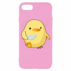 Чехол для iPhone 8 Цыпленок с ножом мем - PrintSalon