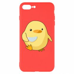 Чехол для iPhone 8 Plus Цыпленок с ножом мем - PrintSalon