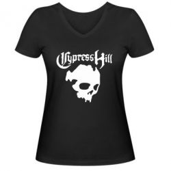 Жіноча футболка з V-подібним вирізом Cypres hill Vintage - PrintSalon