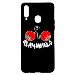 Чехол для Samsung A20s Дачница-PrintSalon Чехол для Samsung A20s Дачница