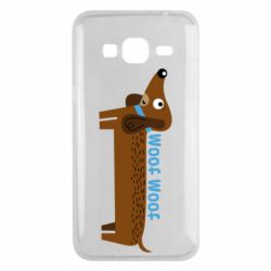 Чехол для Samsung J3 2016 Dachshund and funny text - PrintSalon