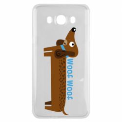 Чехол для Samsung J7 2016 Dachshund and funny text - PrintSalon