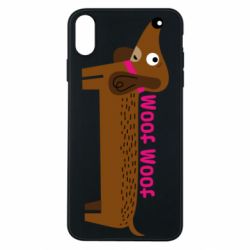Чехол для iPhone Xs Max Dachshund and funny text - PrintSalon