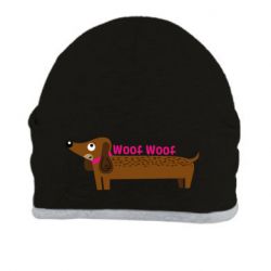 Шапка Dachshund and funny text - PrintSalon