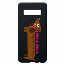 Чехол для Samsung S10+ Dachshund and funny text - PrintSalon