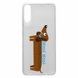 Чехол для Samsung A70 Dachshund and funny text - PrintSalon