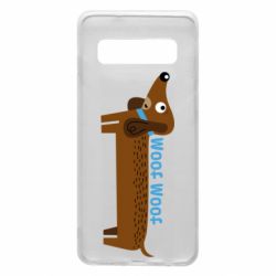Чехол для Samsung S10 Dachshund and funny text - PrintSalon