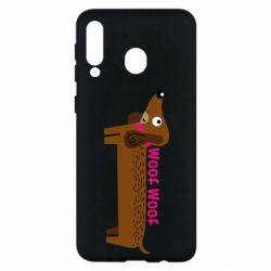 Чехол для Samsung M30 Dachshund and funny text - PrintSalon