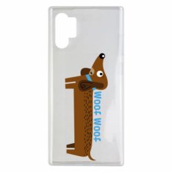 Чехол для Samsung Note 10 Plus Dachshund and funny text - PrintSalon
