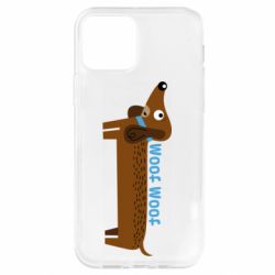Чехол для iPhone 12 Dachshund and funny text - PrintSalon