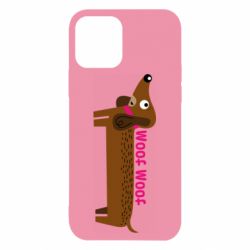Чехол для iPhone 12 Pro Dachshund and funny text