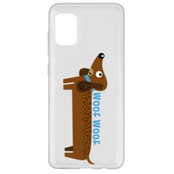 Чехол для Samsung A31 Dachshund and funny text - PrintSalon