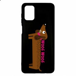 Чехол для Samsung M51 Dachshund and funny text
