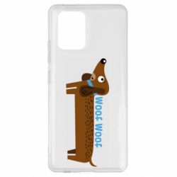 Чохол для Samsung S10 Lite Dachshund and funny text