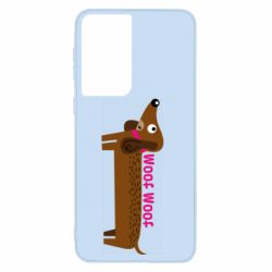 Чохол для Samsung S21 Dachshund and funny text