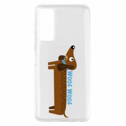 Чохол для Huawei P Smart 2021 Dachshund and funny text