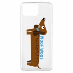 Чехол для Oppo A73 Dachshund and funny text