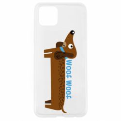 Чехол для Oppo A92s Dachshund and funny text