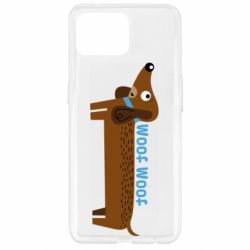 Чохол для Oppo Reno 4 Lite Dachshund and funny text