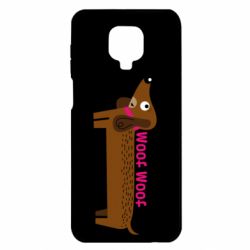 Чехол для Xiaomi Redmi Note 9S/9Pro/9Pro Max Dachshund and funny text - PrintSalon