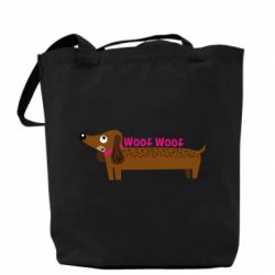 Эко-сумка Dachshund and funny text - PrintSalon