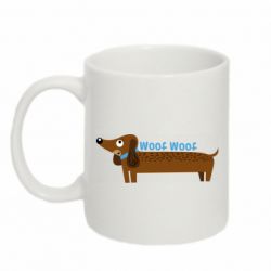 Чашка 320ml Dachshund and funny text