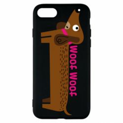 Чохол для iPhone SE 2022 Dachshund and funny text