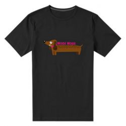 Мужская футболка премиум Dachshund and funny text - PrintSalon