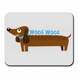 Коврик для мыши Dachshund and funny text - PrintSalon