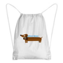 Рюкзак-мешок Dachshund and funny text - PrintSalon