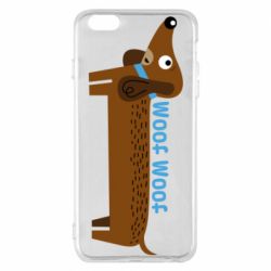 Чехол для iPhone 6 Plus/6S Plus Dachshund and funny text