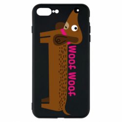 Чехол для iPhone 7 Plus Dachshund and funny text - PrintSalon