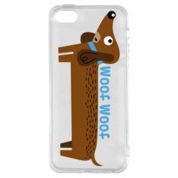 Чехол для iPhone5/5S/SE Dachshund and funny text - PrintSalon