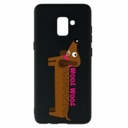Чехол для Samsung A8+ 2018 Dachshund and funny text - PrintSalon