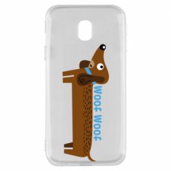 Чехол для Samsung J3 2017 Dachshund and funny text - PrintSalon