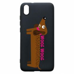 Чехол для Xiaomi Redmi 7A Dachshund and funny text - PrintSalon