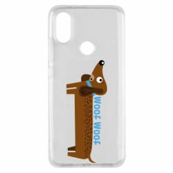 Чехол для Xiaomi Mi A2 Dachshund and funny text - PrintSalon